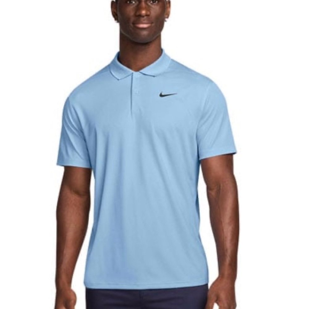 Nike Men's Sky Blue Polo Shirt